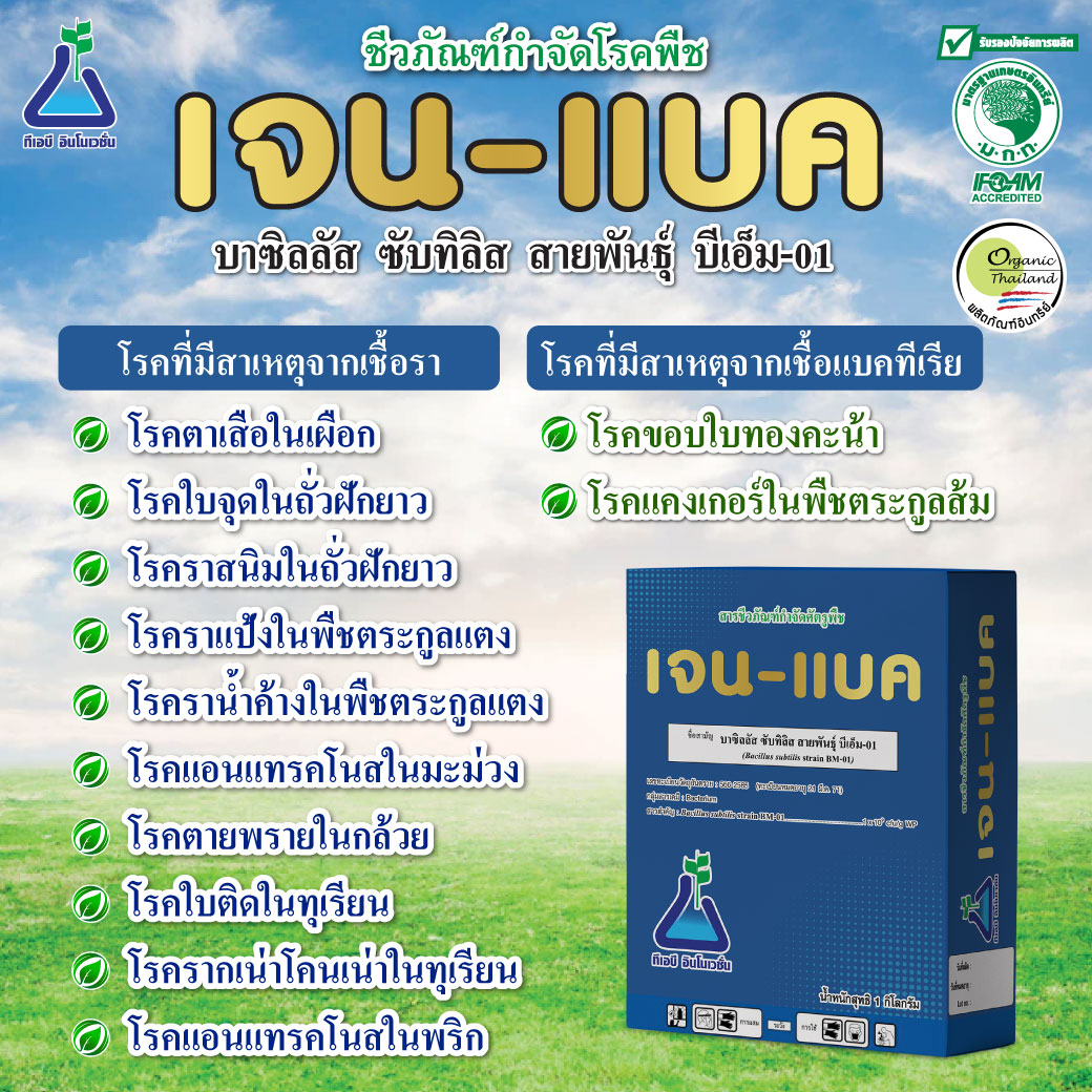เจน-แบค (บาซิลลัส ซับทิลิส สายพันธุ์ บีเอ็ม-01)